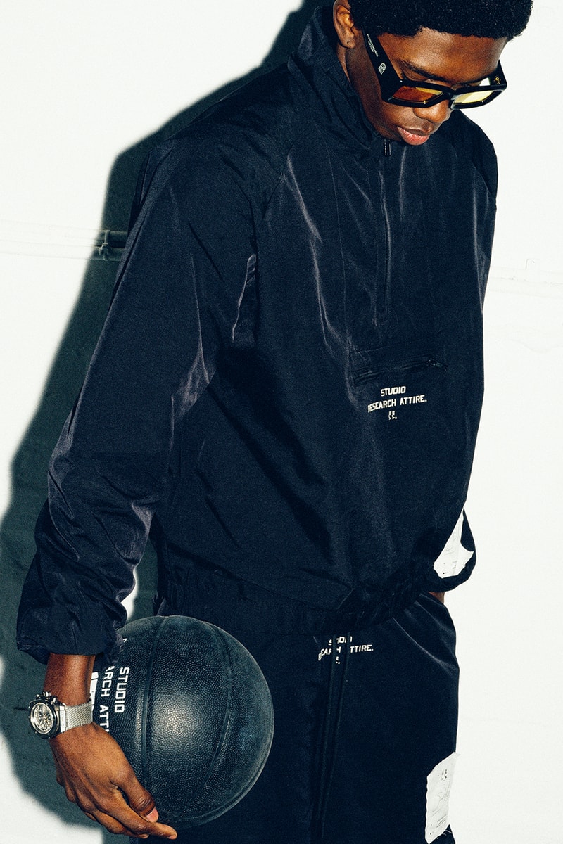 SR_A's Limited Release Capsule Is Centered Around Engineered Emotion debut eyewear eclipse torque functional apparel sweatpant and hoodies set