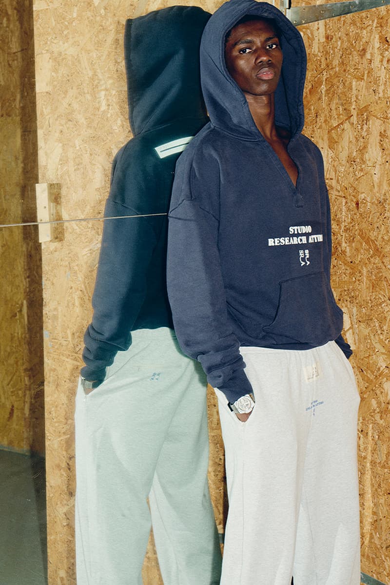 SR_A's Limited Release Capsule Is Centered Around Engineered Emotion debut eyewear eclipse torque functional apparel sweatpant and hoodies set