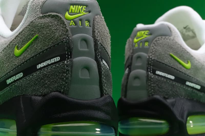 UNDEFEATED Nike Air Max 95 Neon Colorway Black Neon Yellow Light Charcoal Light Graphite IB4523 004 Release Info Geo Exclusives Pack New York Tokyo Shanghai Birmingham