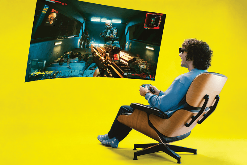 VITURE CD Projekt Red 5th Anniversary Cyberpunk 2077 AR XR Glasses Collab Apple vision pro VR gaming virtual reality steam deck asus rog ally x xbox msi claw ai