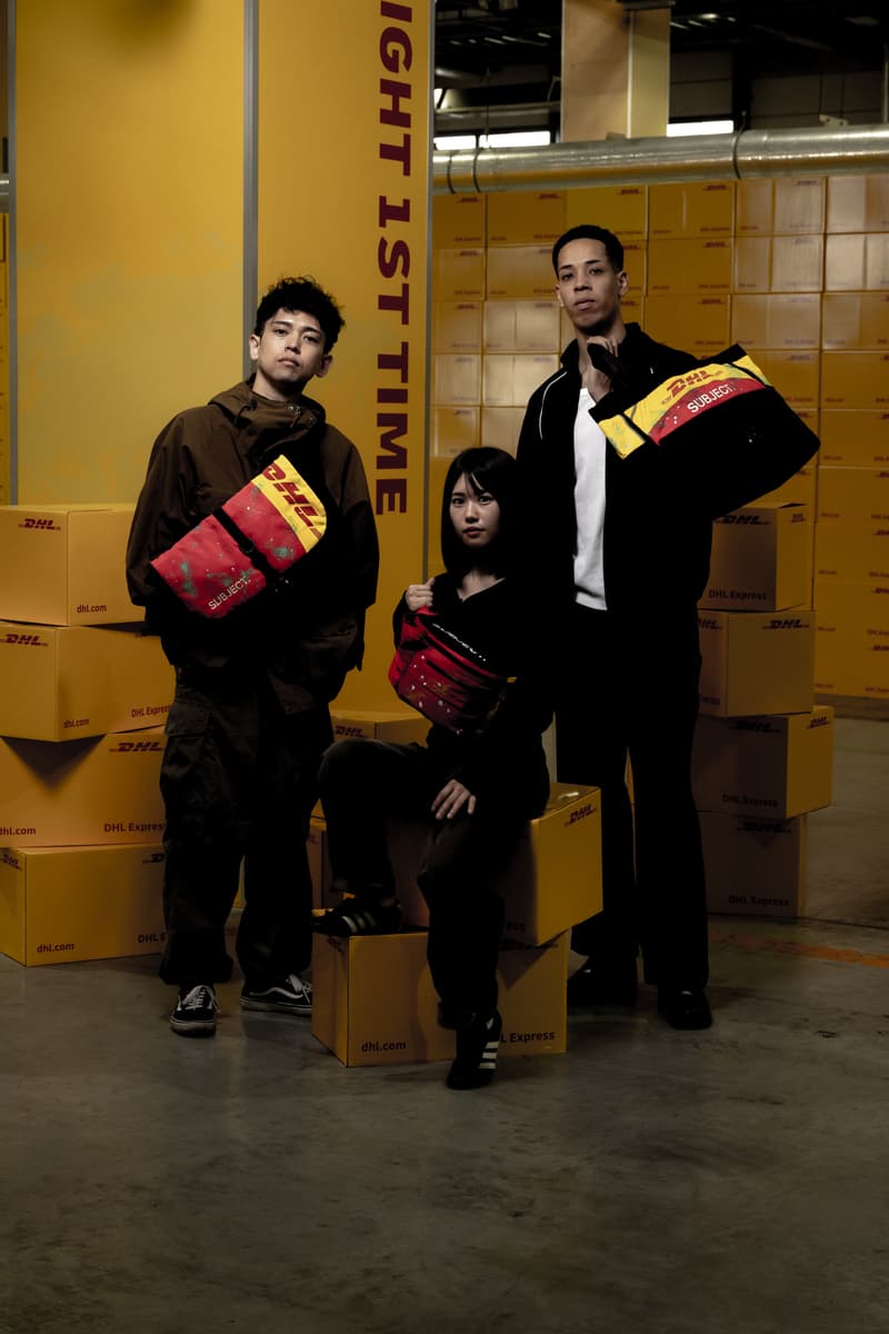 DHL and SUBJECT Unveil Special Collaborative Accessory Collection Made of Used Uniforms