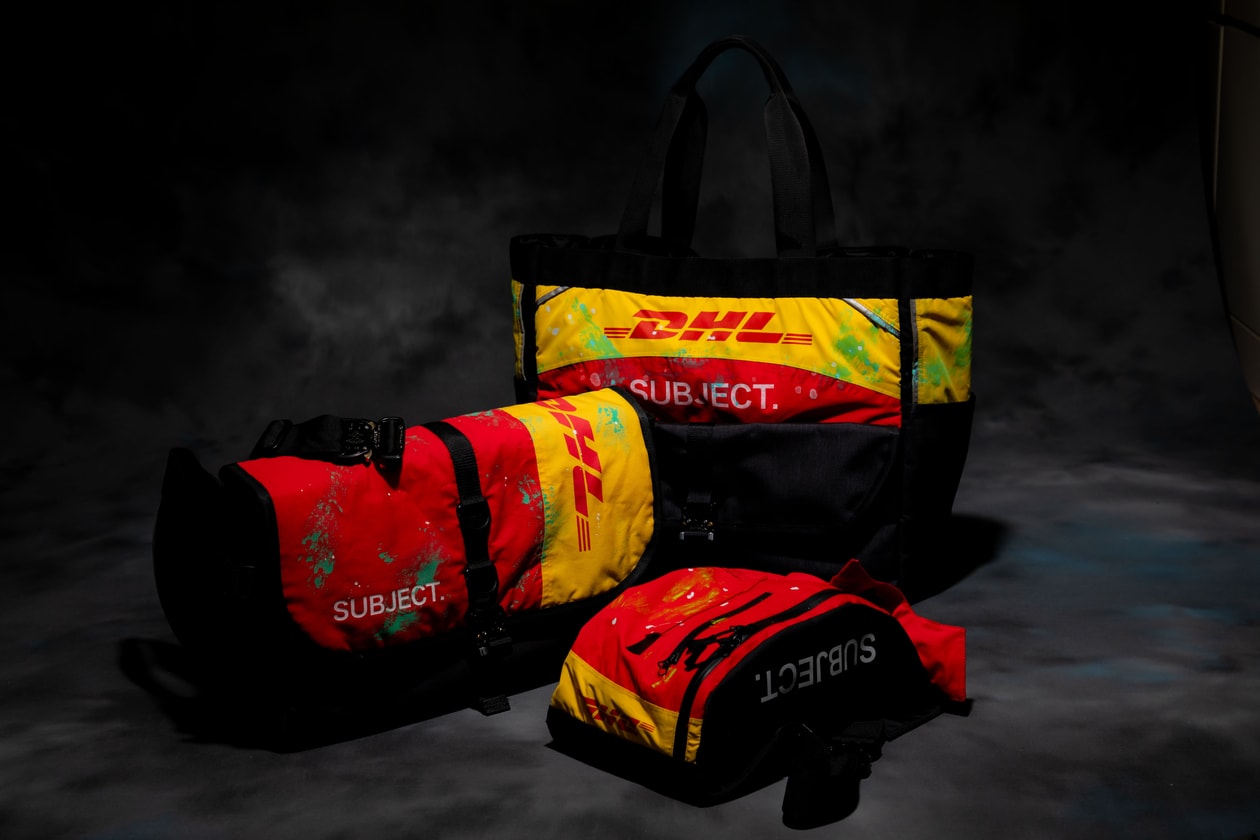 DHL and SUBJECT Unveil Special Collaborative Accessory Collection Made of Used Uniforms
