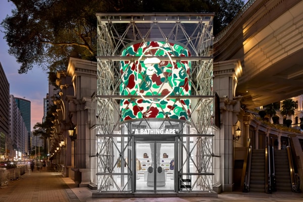 BAPE First All-White Concept Store & Cafe 1881 Heritage Hong Kong Opening Info