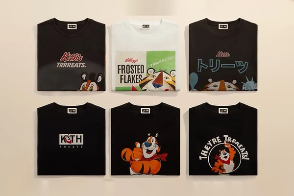 KITH TREAT Kellogg’s Frosted Flakes Cereal Tony the Tiger Collaboration Collection Release Info