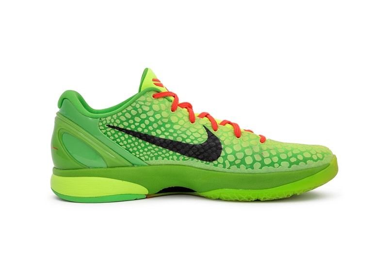 Kobe Bryants Only Game-Worn and Signed Nike Kobe 6 Protro "Grinch" Hits the Auction Block pharrell williams