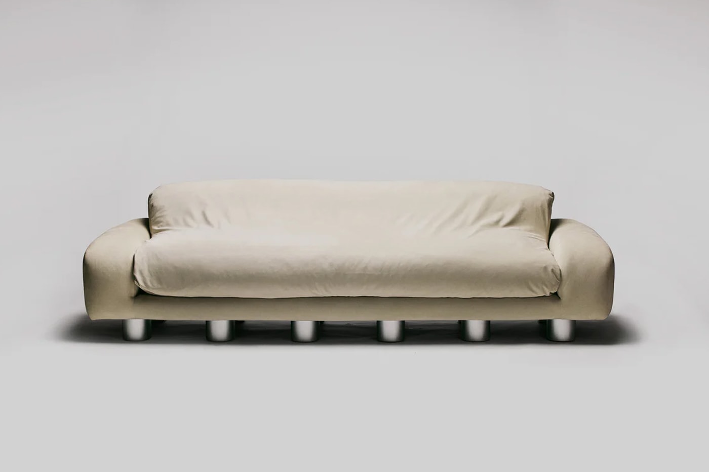 Stefon Diggs Unveils Furniture Line, Si Vis Pacem sofa irregular mirror versatile stool couch nfl cardi b