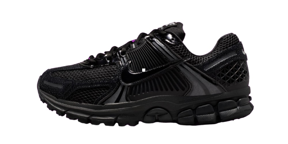 Nike Adds Subtle Reflective Detailing on the Zoom Vomero 5 “Black/Metallic Silver”
