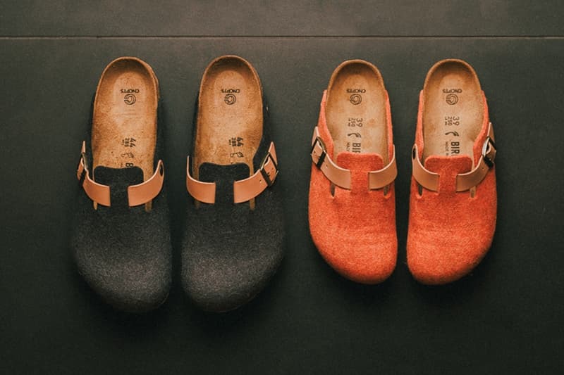 Birkenstock x CNCPTS Boston“Felt” Collection Release Info “Orange Felt” “Graphite Felt”