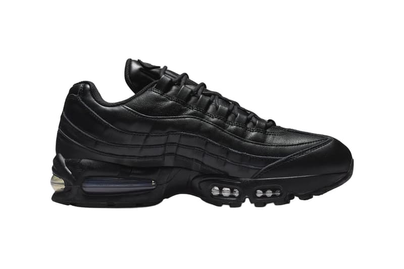 Nike Air Max 95 Black Leather Black Black IM0696-001 Release Info
