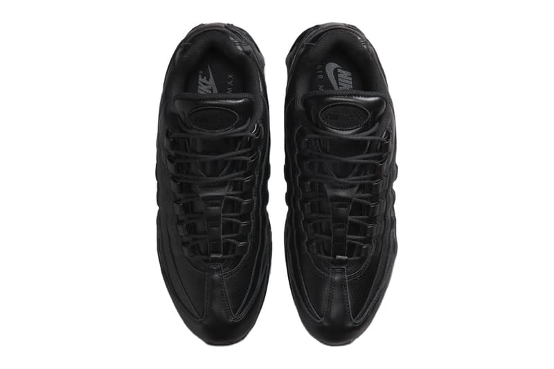 Nike Air Max 95 Black Leather Black Black IM0696-001 Release Info