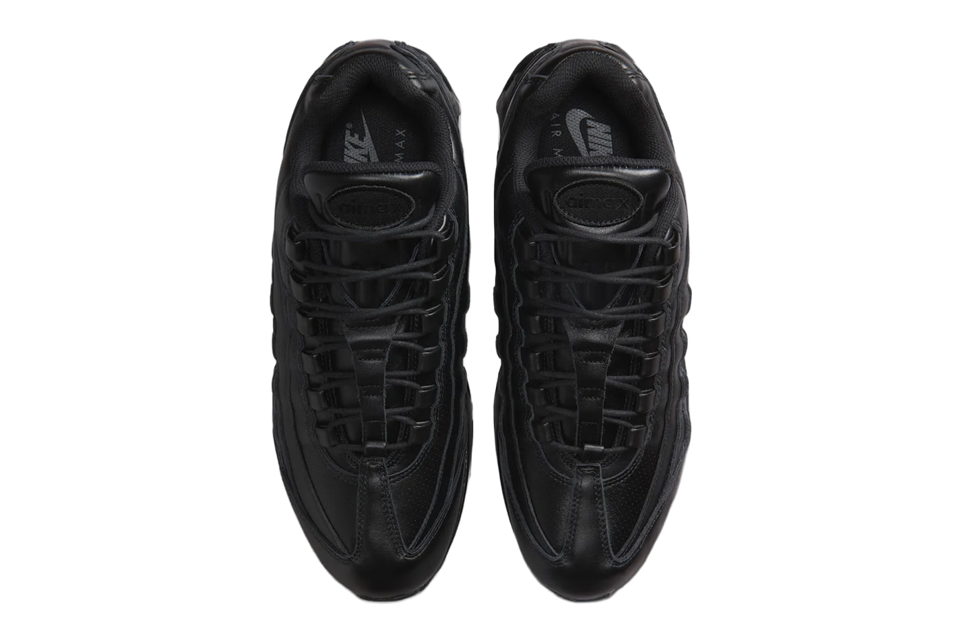 Nike Air Max 95 Black Leather Black Black IM0696-001 Release Info