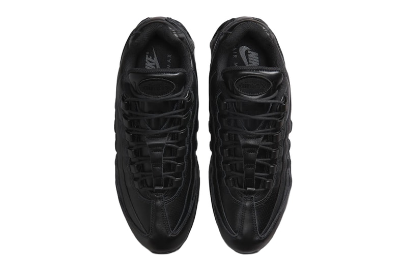 Nike Air Max 95 Black Leather Black Black IM0696-001 Release Info