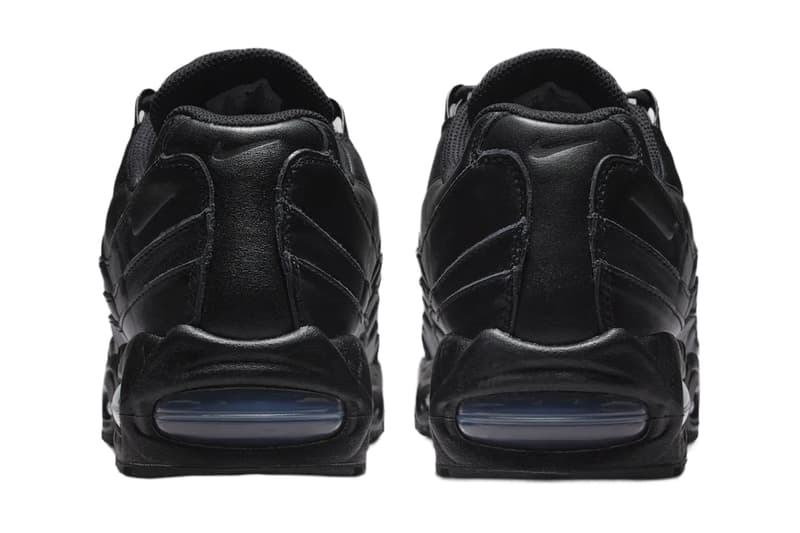 Nike Air Max 95 Black Leather Black Black IM0696-001 Release Info