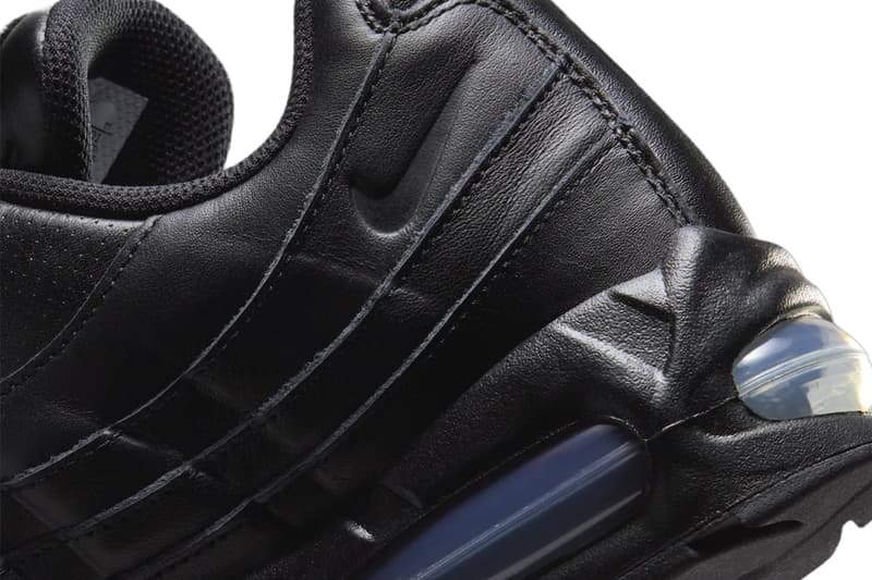 Nike Air Max 95 Black Leather Black Black IM0696-001 Release Info