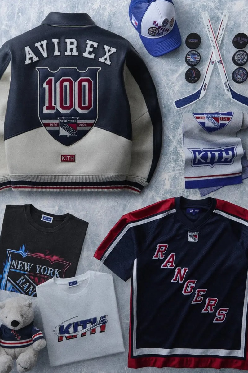 Kith Celebrates New York Rangers' 100th Anniversary With Centennial Collaboration Collection henrik Lundqvist
