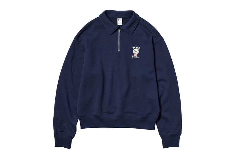 POP MART Uniqlo  The Monsters Collection Release Info Labubu Half Zip Sweatshirts T Shirts