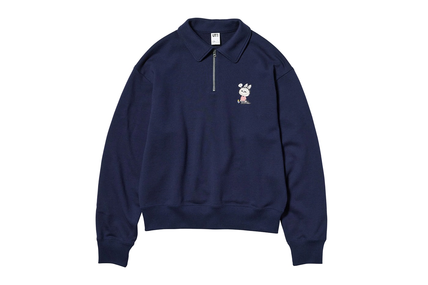POP MART Uniqlo  The Monsters Collection Release Info Labubu Half Zip Sweatshirts T Shirts