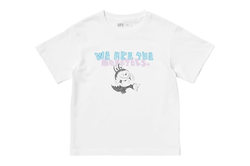 POP MART Uniqlo  The Monsters Collection Release Info Labubu Half Zip Sweatshirts T Shirts