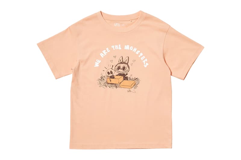 POP MART Uniqlo  The Monsters Collection Release Info Labubu Half Zip Sweatshirts T Shirts