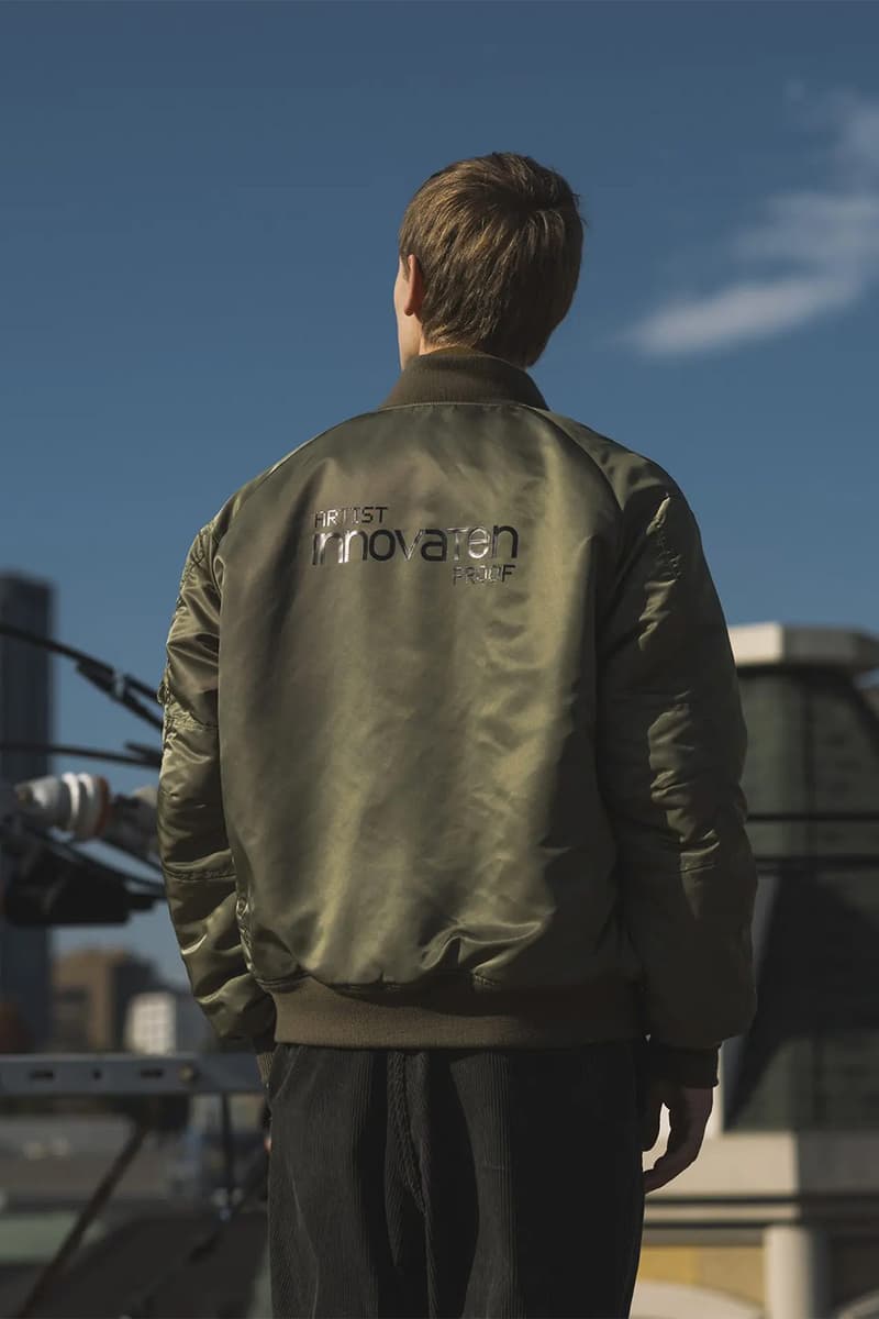 ARTIST PROOF fragment FRGMT nonnative Trooper Puff Blouson Nylon Twill with Windstopper® “Innovaten” bomber jacket Hiroshi Fujiwara