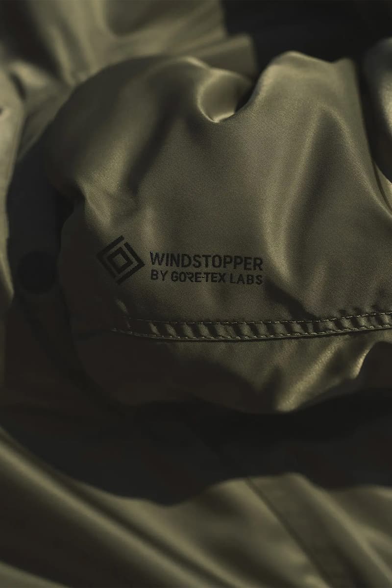 ARTIST PROOF fragment FRGMT nonnative Trooper Puff Blouson Nylon Twill with Windstopper® “Innovaten” bomber jacket Hiroshi Fujiwara