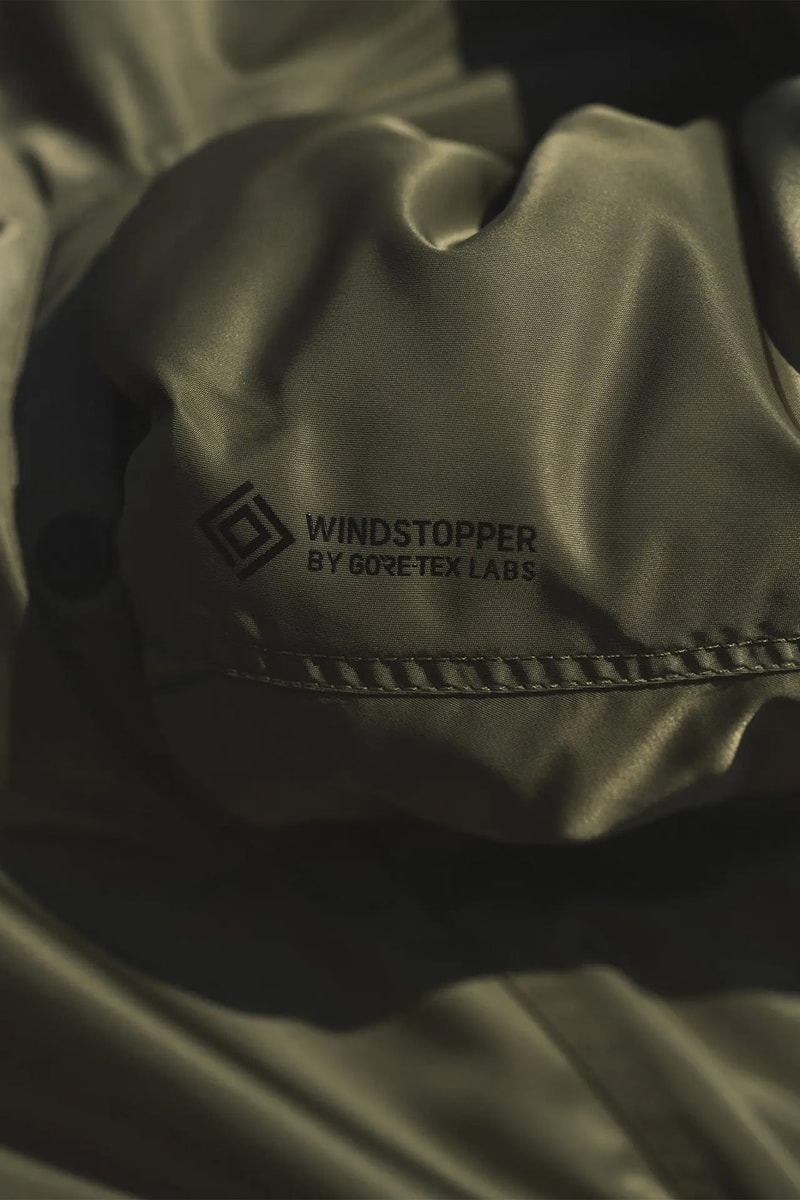 ARTIST PROOF fragment FRGMT nonnative Trooper Puff Blouson Nylon Twill with Windstopper® “Innovaten” bomber jacket Hiroshi Fujiwara