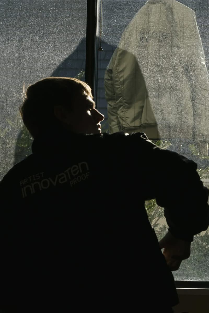 ARTIST PROOF fragment FRGMT nonnative Trooper Puff Blouson Nylon Twill with Windstopper® “Innovaten” bomber jacket Hiroshi Fujiwara