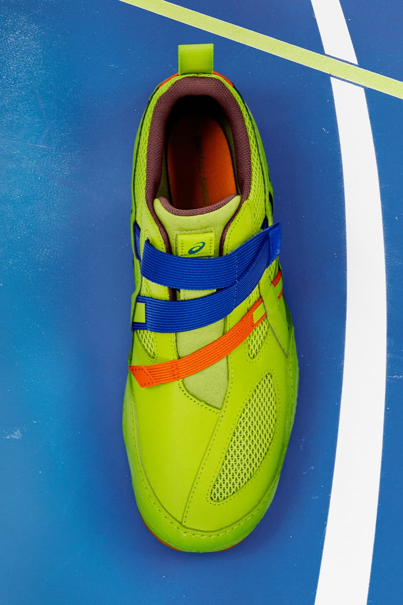 ASICS and Miyake Design Studio Launch the ISSEY MIYAKE FOOT Project green grey black hyper taping model