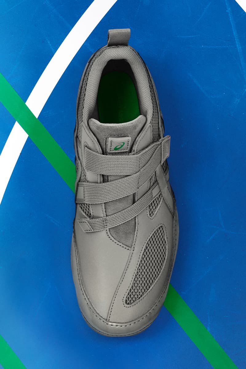 ASICS and Miyake Design Studio Launch the ISSEY MIYAKE FOOT Project green grey black hyper taping model
