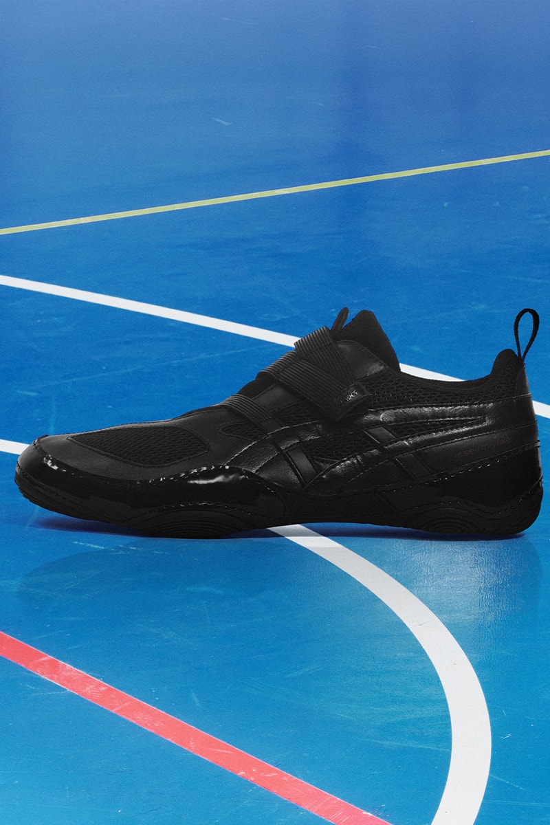ASICS and Miyake Design Studio Launch the ISSEY MIYAKE FOOT Project green grey black hyper taping model