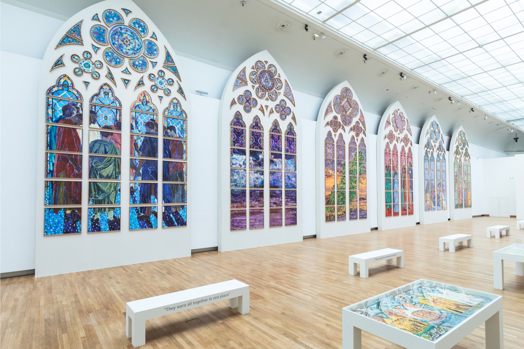 Claire Tabouret Notre Dame Cathedral Stained Glass Design Art Artworks Grand Palais Paris