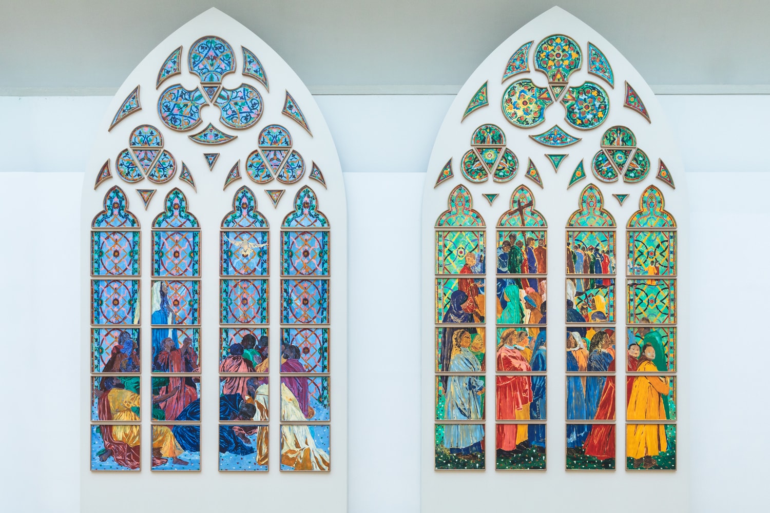 Claire Tabouret Notre Dame Cathedral Stained Glass Design Art Artworks Grand Palais Paris