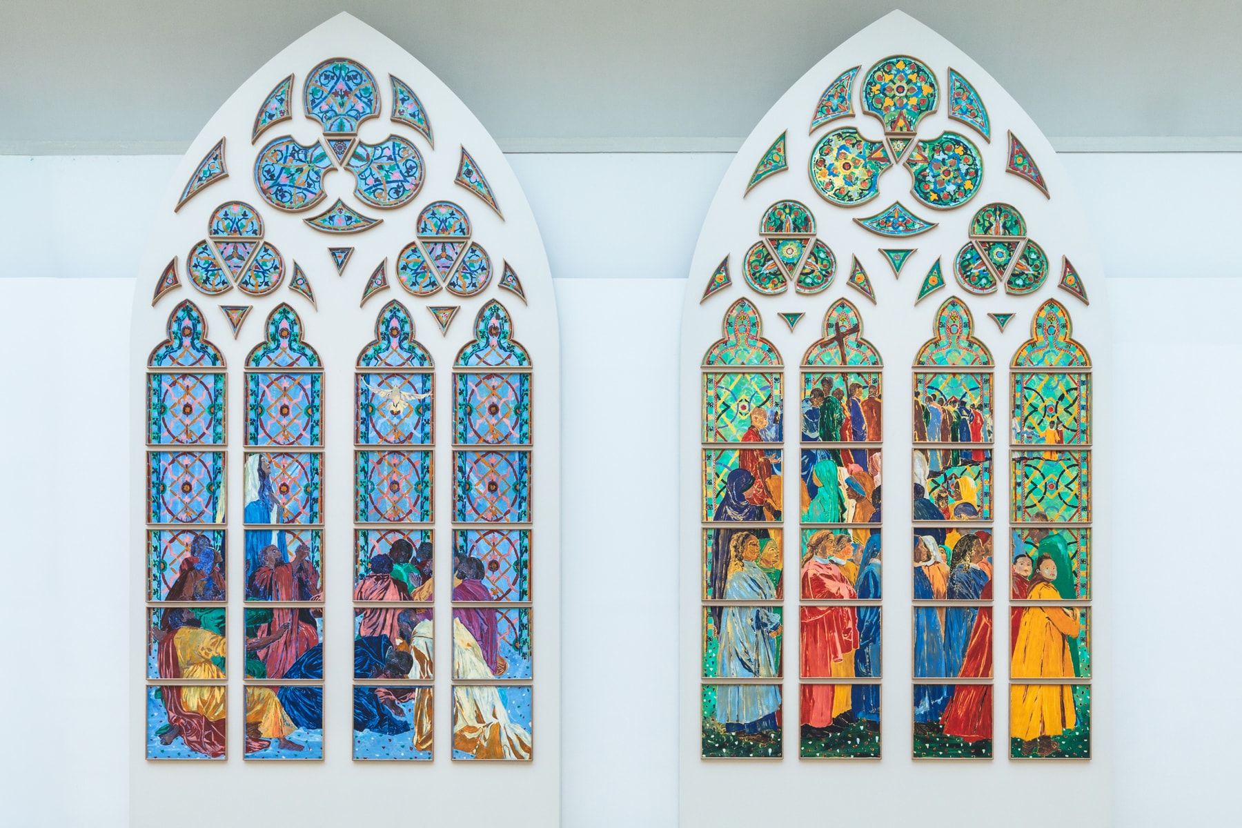 Claire Tabouret Notre Dame Cathedral Stained Glass Design Art Artworks Grand Palais Paris
