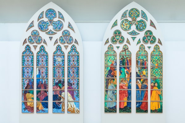 Claire Tabouret Notre Dame Cathedral Stained Glass Design Art Artworks Grand Palais Paris