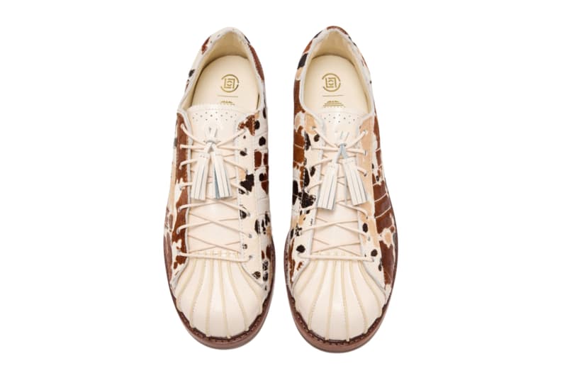 CLOT adidas Superstar Dress Cow Print JS5024 release info