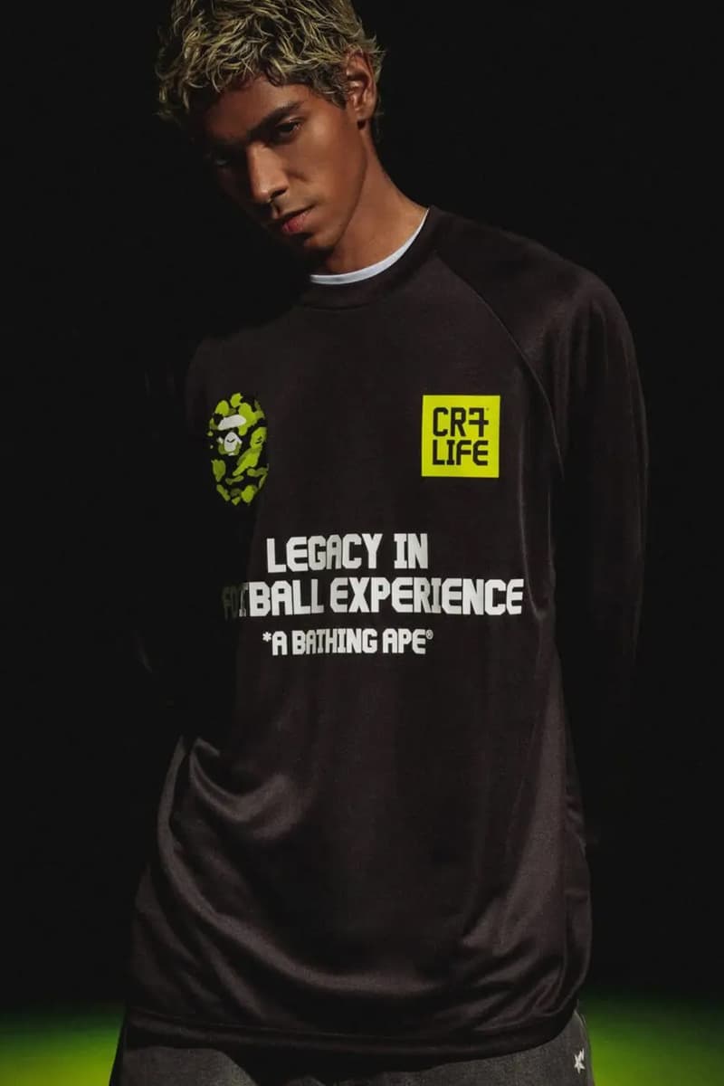 The GOAT Meets the Ape in New BAPE and Cristiano Ronaldo's CR7 Drop football portugal a bathing ape 