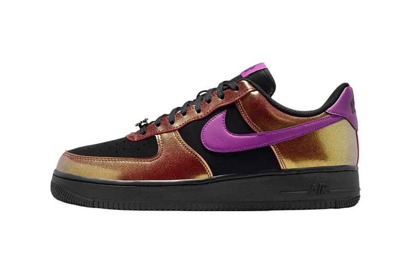 Nike Air Force 1 Low Glam Rock Pack Black White IB6843-001 Black Bold Berry IB6843-002 Release Info