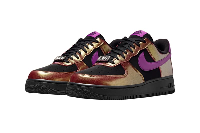Nike Air Force 1 Low Glam Rock Pack Black White IB6843-001 Black Bold Berry IB6843-002 Release Info