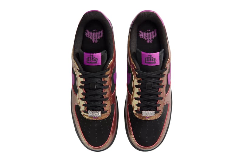 Nike Air Force 1 Low Glam Rock Pack Black White IB6843-001 Black Bold Berry IB6843-002 Release Info
