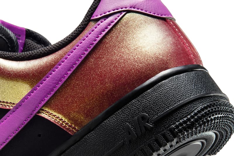 Nike Air Force 1 Low Glam Rock Pack Black White IB6843-001 Black Bold Berry IB6843-002 Release Info