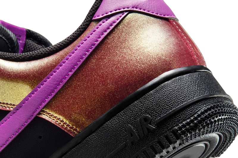 Nike Air Force 1 Low Glam Rock Pack Black White IB6843-001 Black Bold Berry IB6843-002 Release Info
