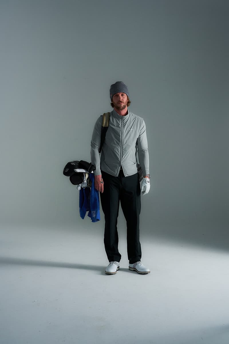 cole buxton golf london uk debut launch collection drop polo hoodie gilet pants merino knit quarter zip pullover sweatshirt shorts