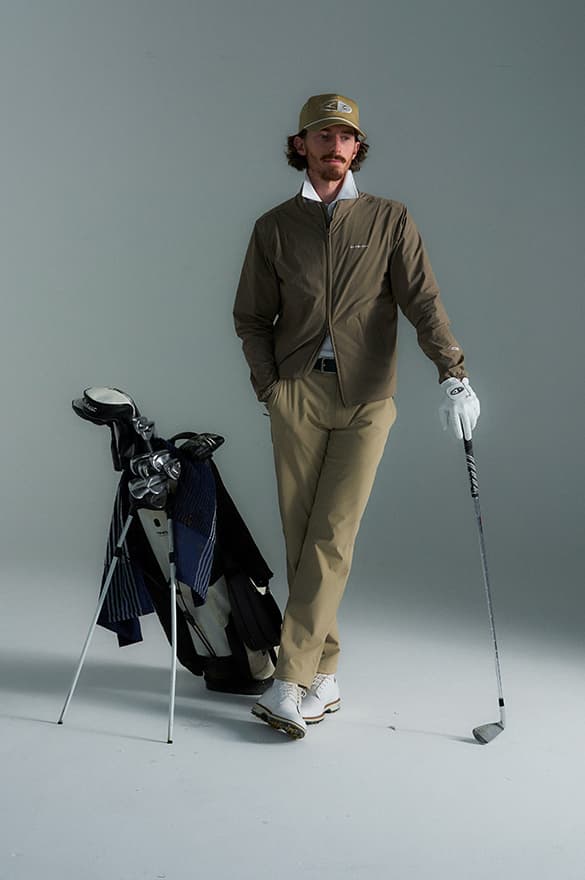 cole buxton golf london uk debut launch collection drop polo hoodie gilet pants merino knit quarter zip pullover sweatshirt shorts