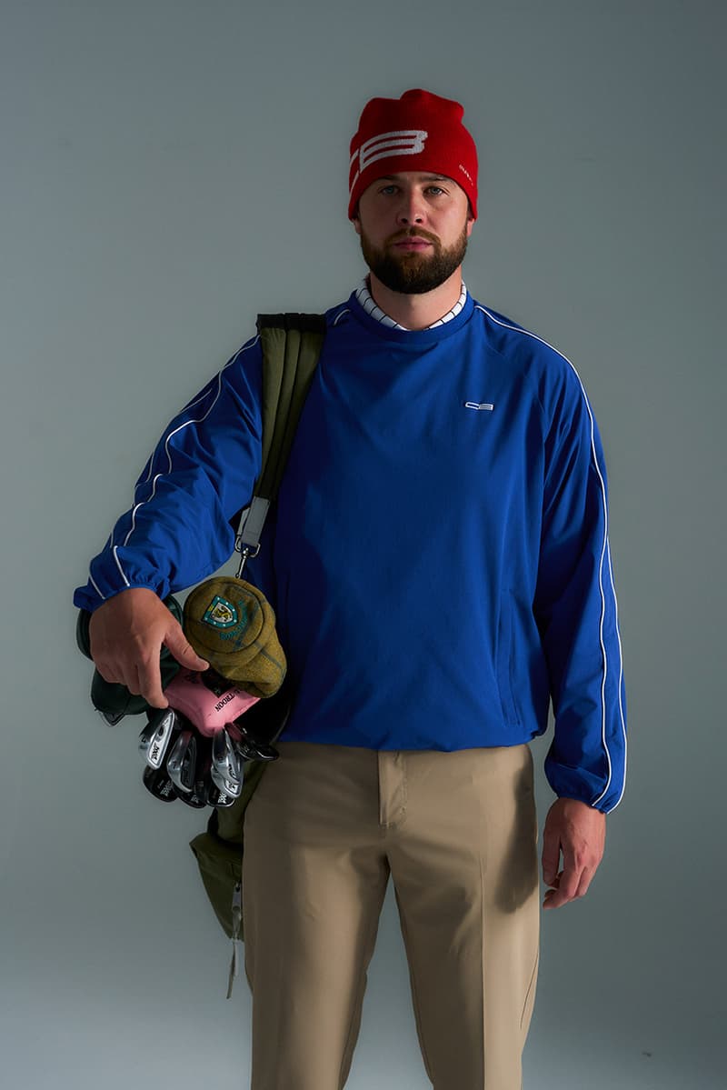 cole buxton golf london uk debut launch collection drop polo hoodie gilet pants merino knit quarter zip pullover sweatshirt shorts