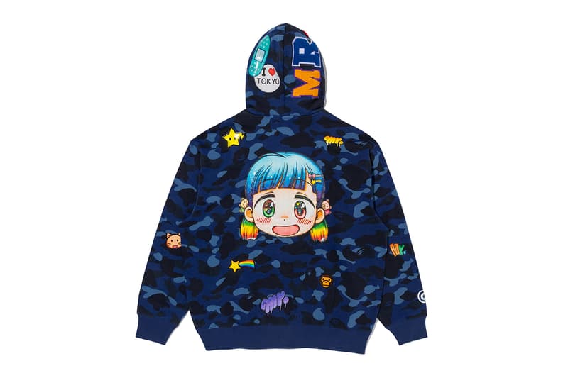 Kaikai Kiki Mr BAPE Collection Release Info T-shirt SHARK HOODIE BAPE STA