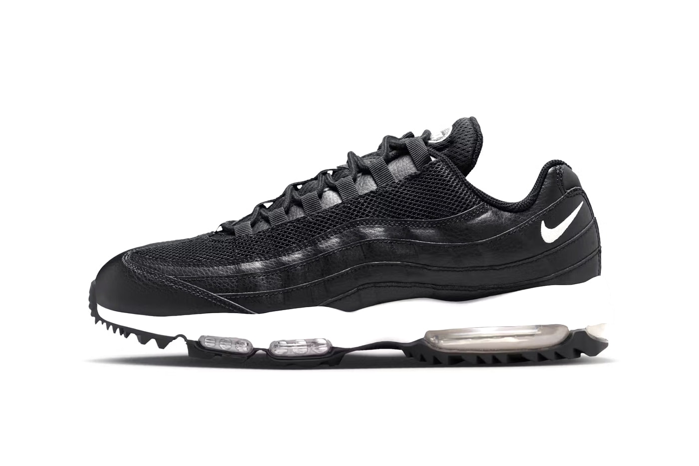 Official Look at the Nike Air Max 95 Golf "Black/White" Black/Anthracite-White