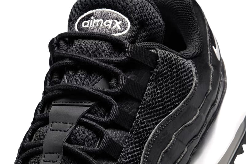 Official Look at the Nike Air Max 95 Golf "Black/White" Black/Anthracite-White