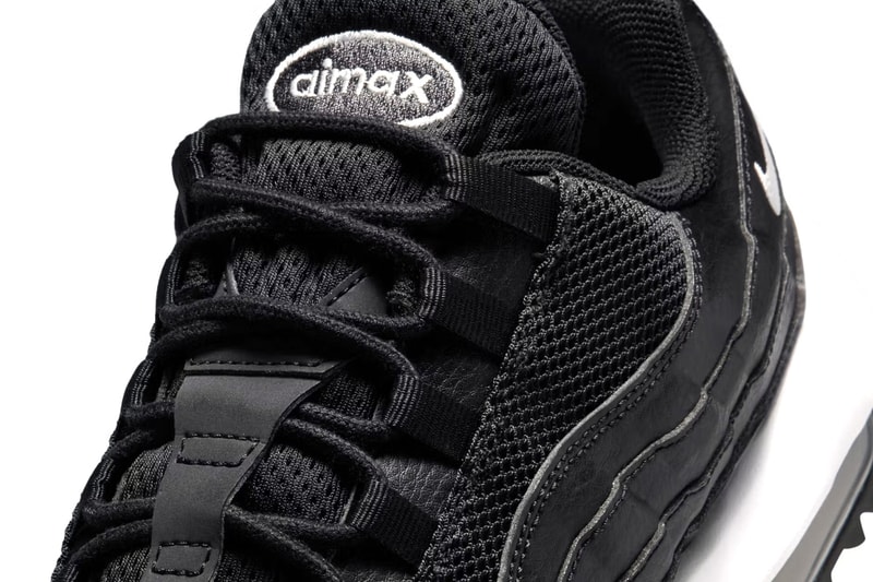 Official Look at the Nike Air Max 95 Golf "Black/White" Black/Anthracite-White
