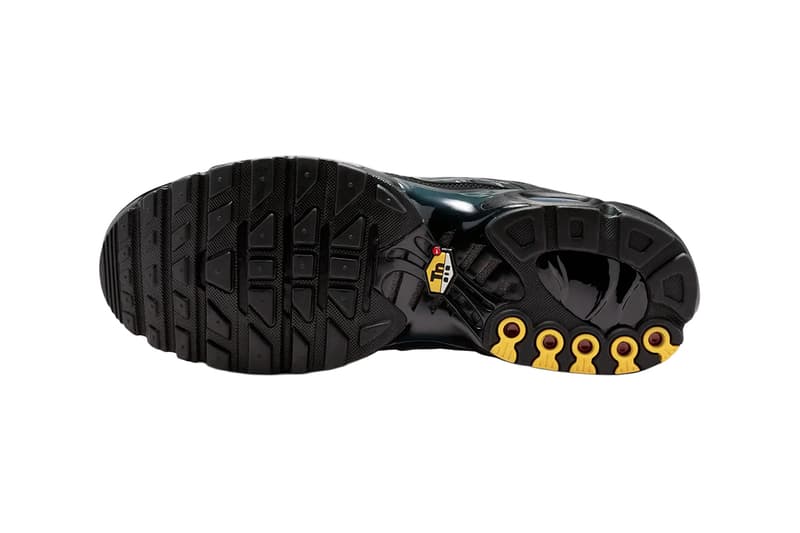 Nike Air Max Plus Black Wood Camo Dark Smoke Grey Black-Metallic Cool Grey IQ0301-070 Release Info