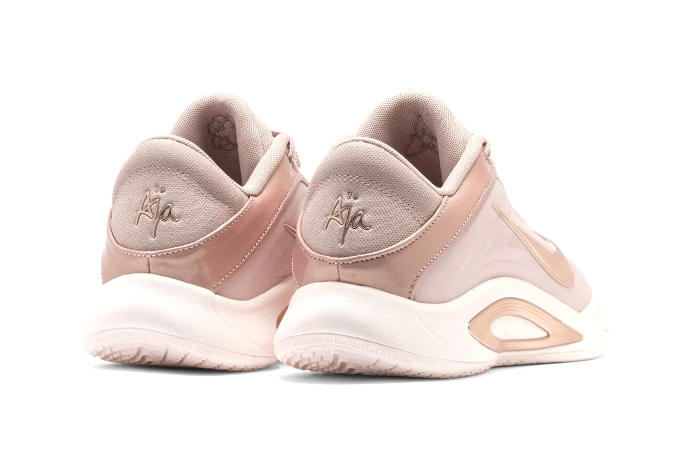 Nike A’One "Stone Mauve" FZ8605-200 A'ja Wilson Stone Mauve/Metallic Red Bronze-Silt Red wnba las vegas